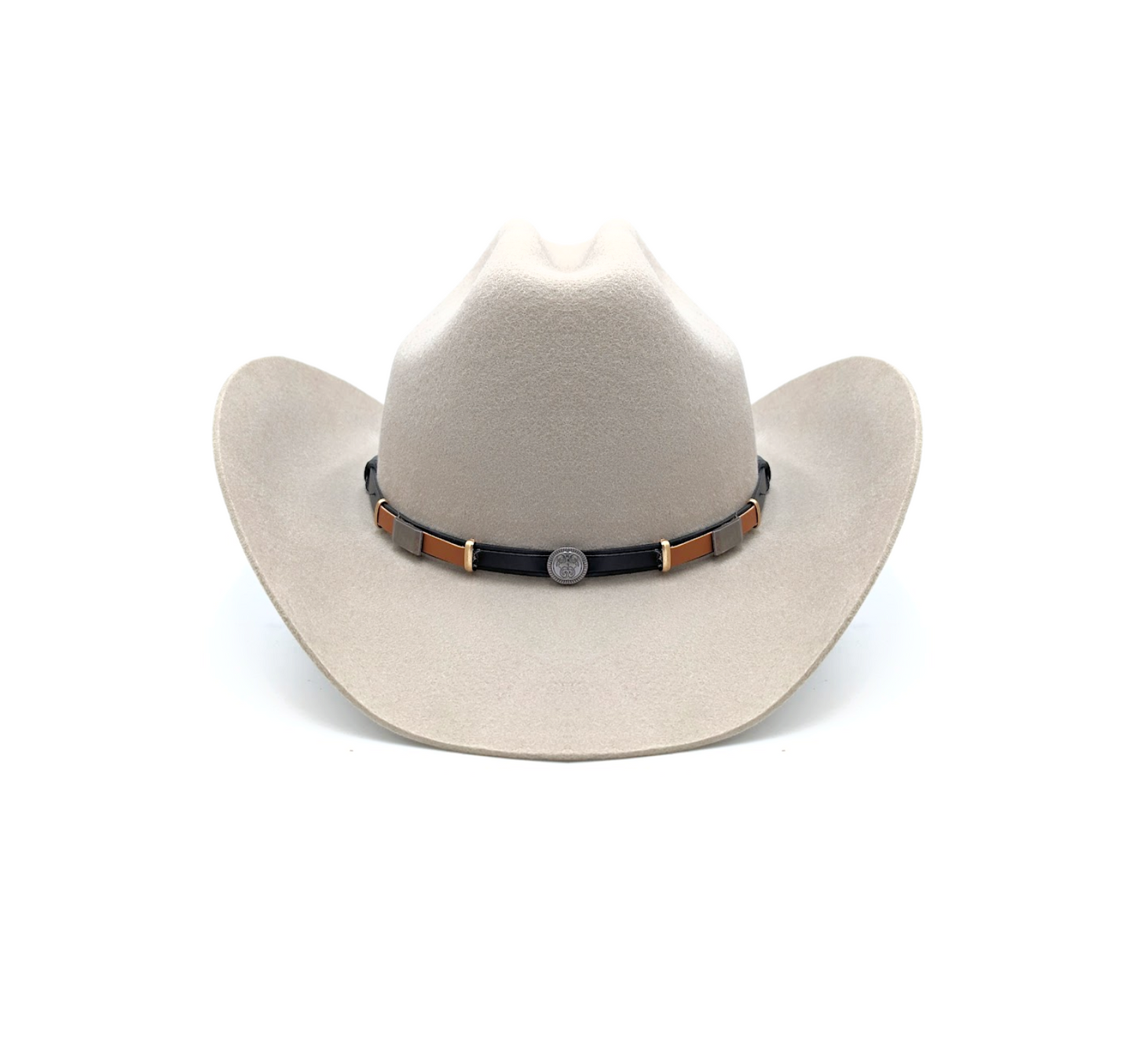 Black felt CATTLEMAN hat