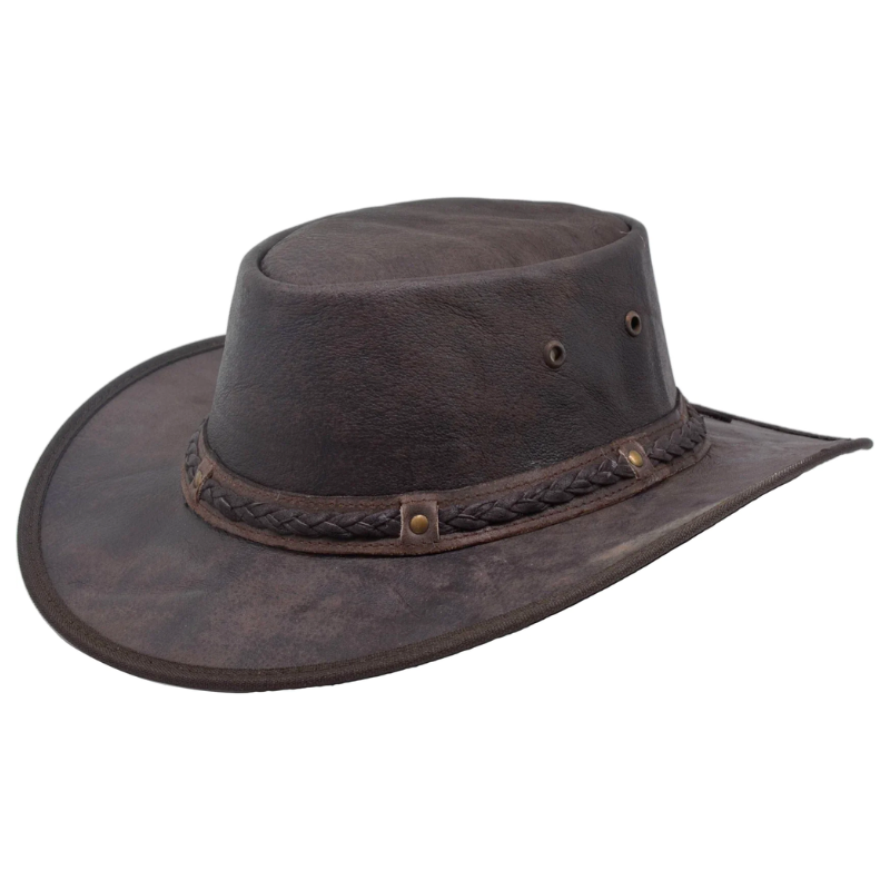 HYNO Leather Australian Cowboy Hat