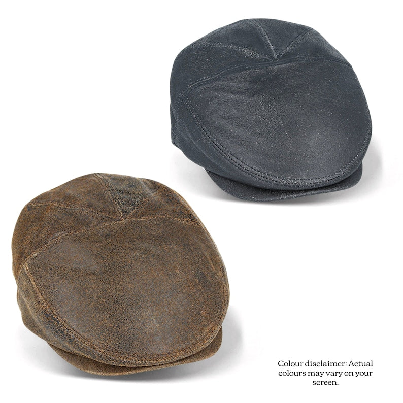 Leather Flat Cap