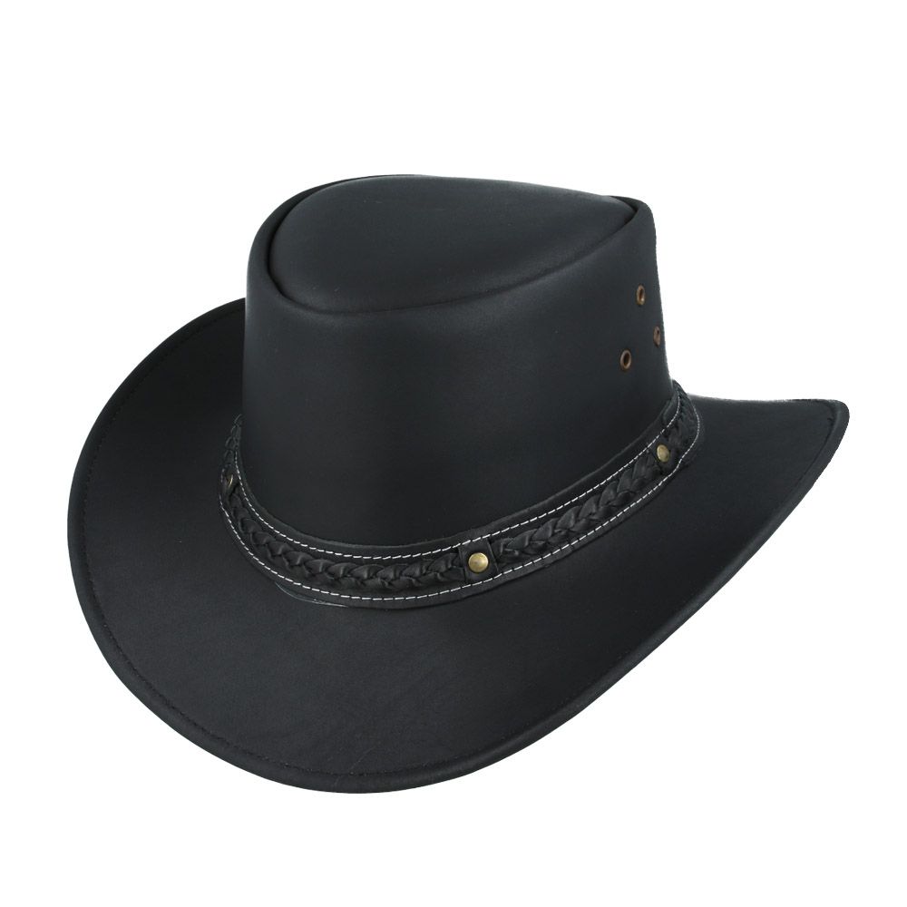 Leather Australian Cowboy Hat