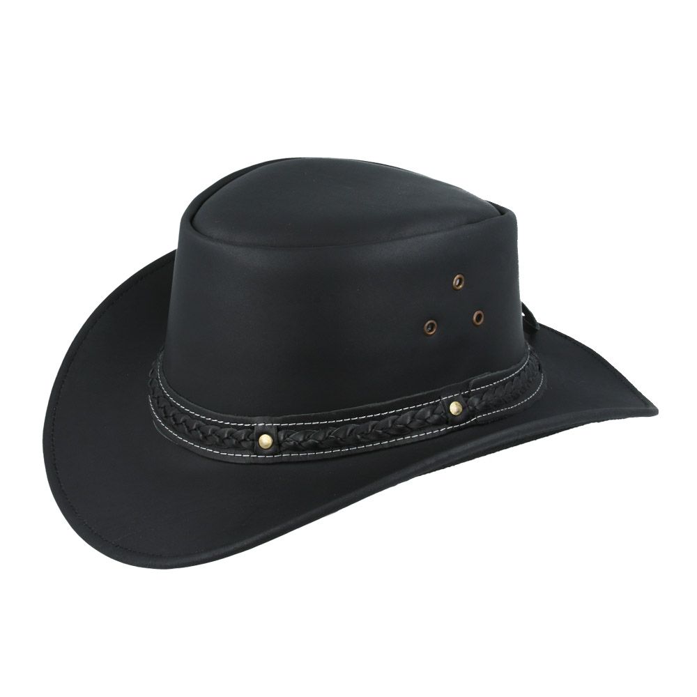 Leather Australian Cowboy Hat