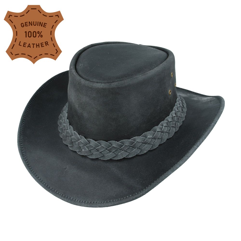 Leather Australian Cowboy Hat