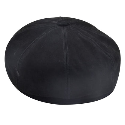 Gladwin Bond Leather Look Newsboy Cap