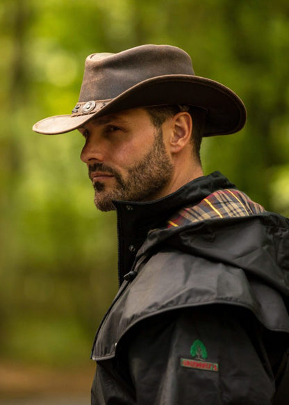 Leather Cowboy Hat