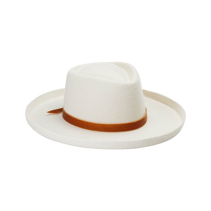 Pencil Brim Fedora Hat  | Plain #2