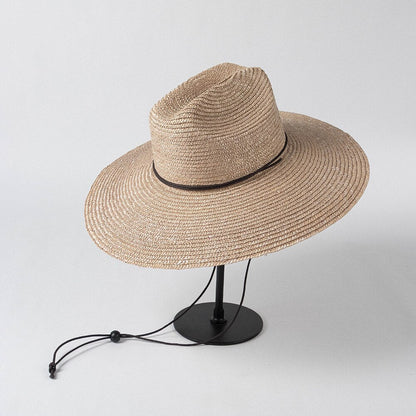 Wide Brim Straw Cattleman Cowboy Hat