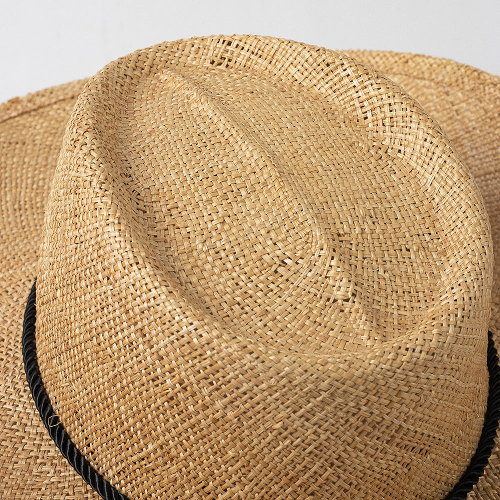 Straw Gambler Cowboy Hat