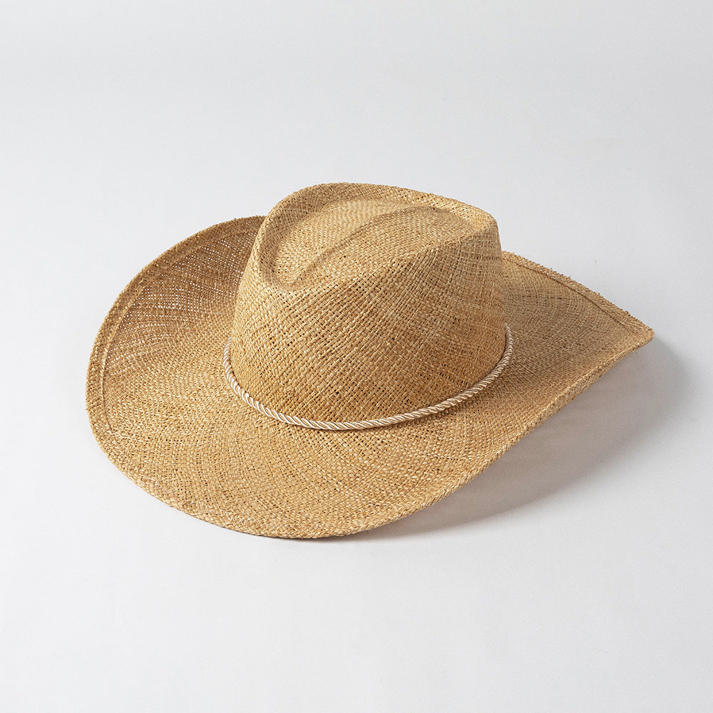 Straw Gambler Cowboy Hat