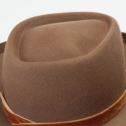 Pencil Brim Fedora Hat  | Plain #2