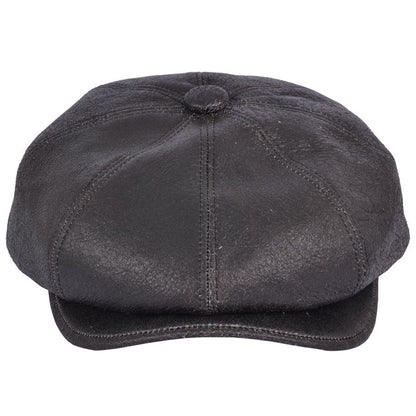 Sheepskin Leather Cap