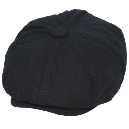 8 Panel Newsboy Cap With Elastic At The Back