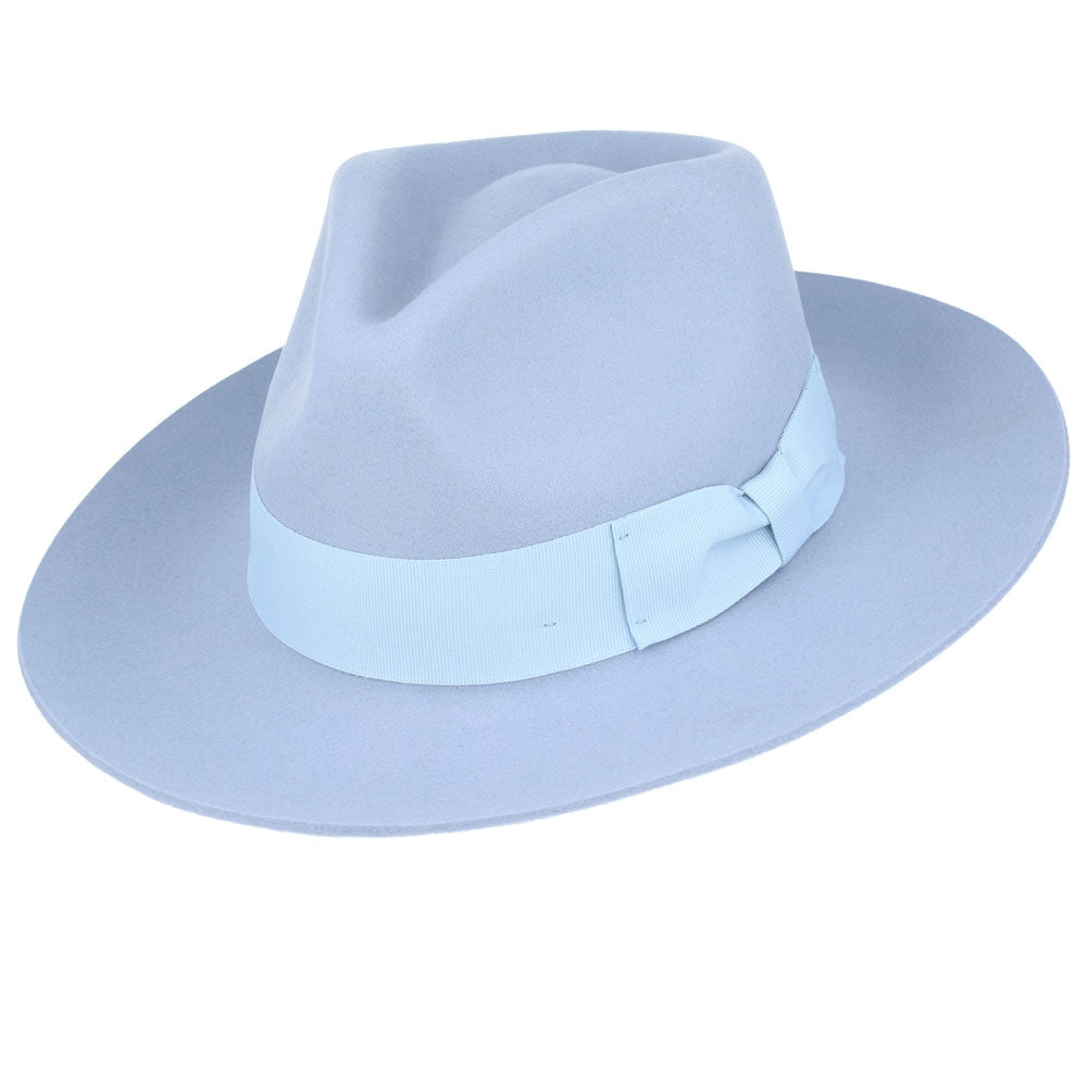 Wool Felt Snap Brim Fedora Hat