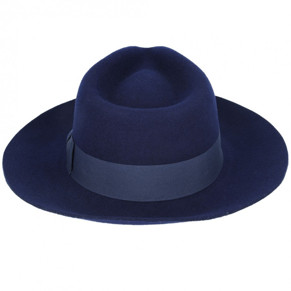 Wool Felt Snap Brim Fedora Hat