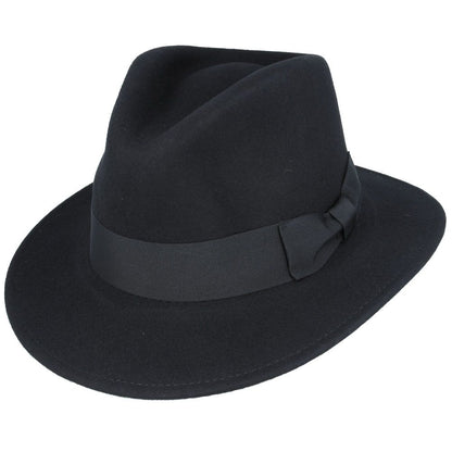 Black Fedora Hat