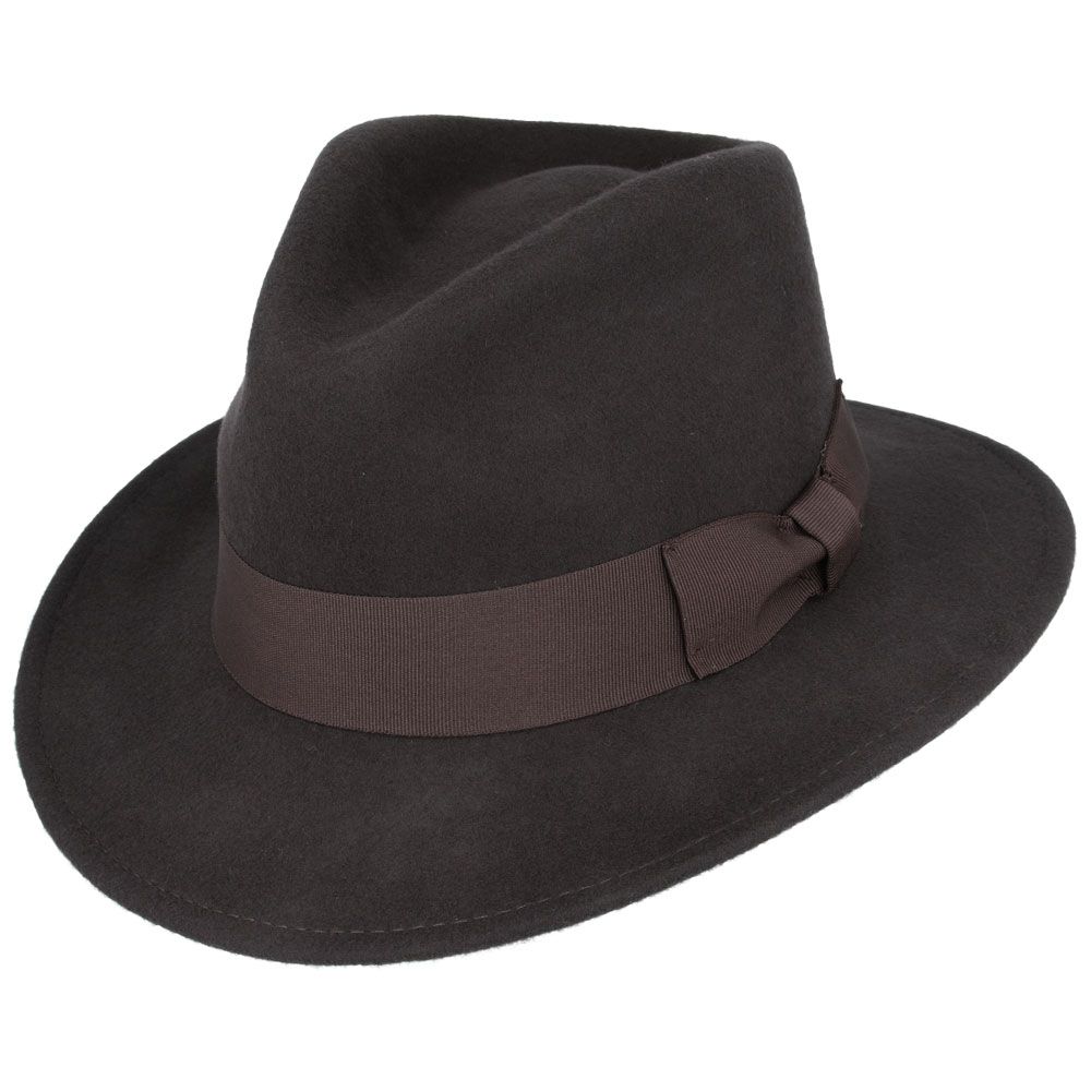 Brown Fedora Hat