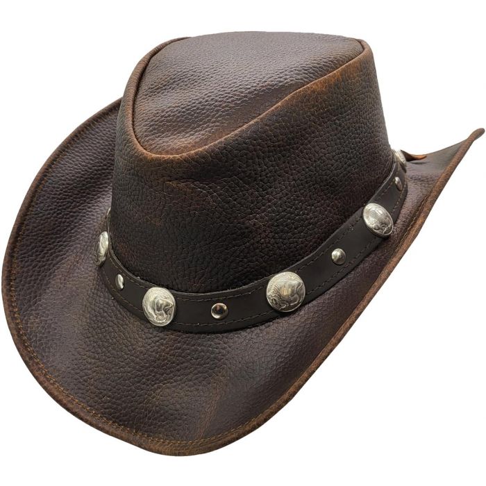 NAERO Leather Australian Cowboy Hat