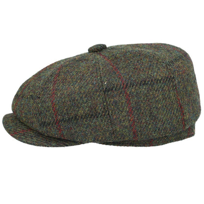 Gladwin Bond Harris Tweed Wool Newsboy Cap