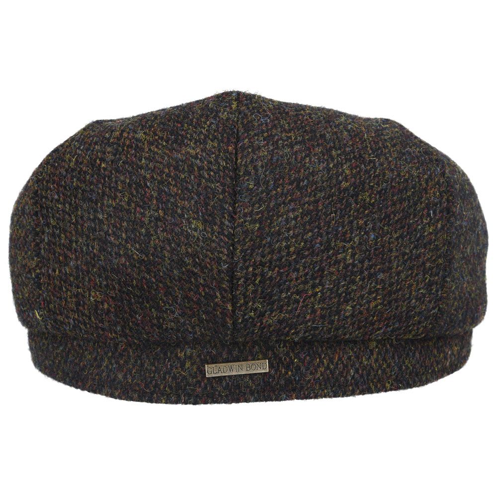 Gladwin Bond Harris Tweed Wool Flat Cap