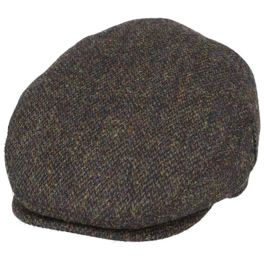 Gladwin Bond Harris Tweed Wool Flat Cap