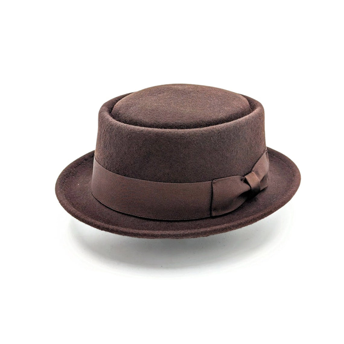 Brown Pork Pie Hat