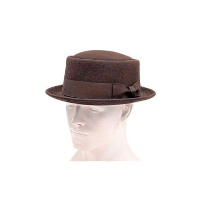 Black Pork Pie Hat