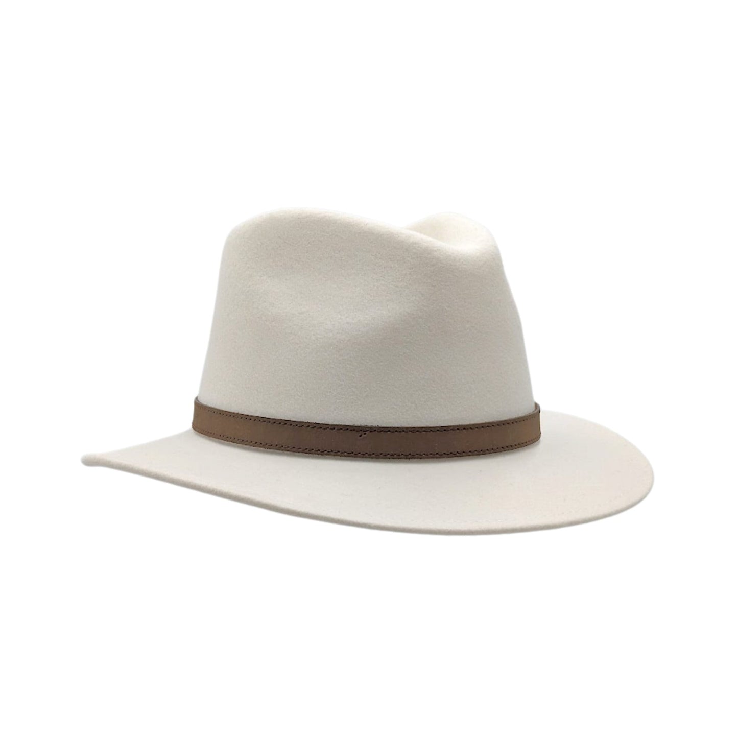 Crushable White Fedora Hat