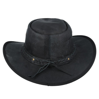 NOEMA Leather Australian Cowboy Hat - Distressed