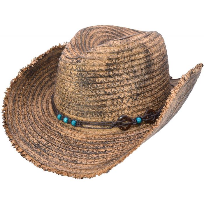 Straw cowboy hat