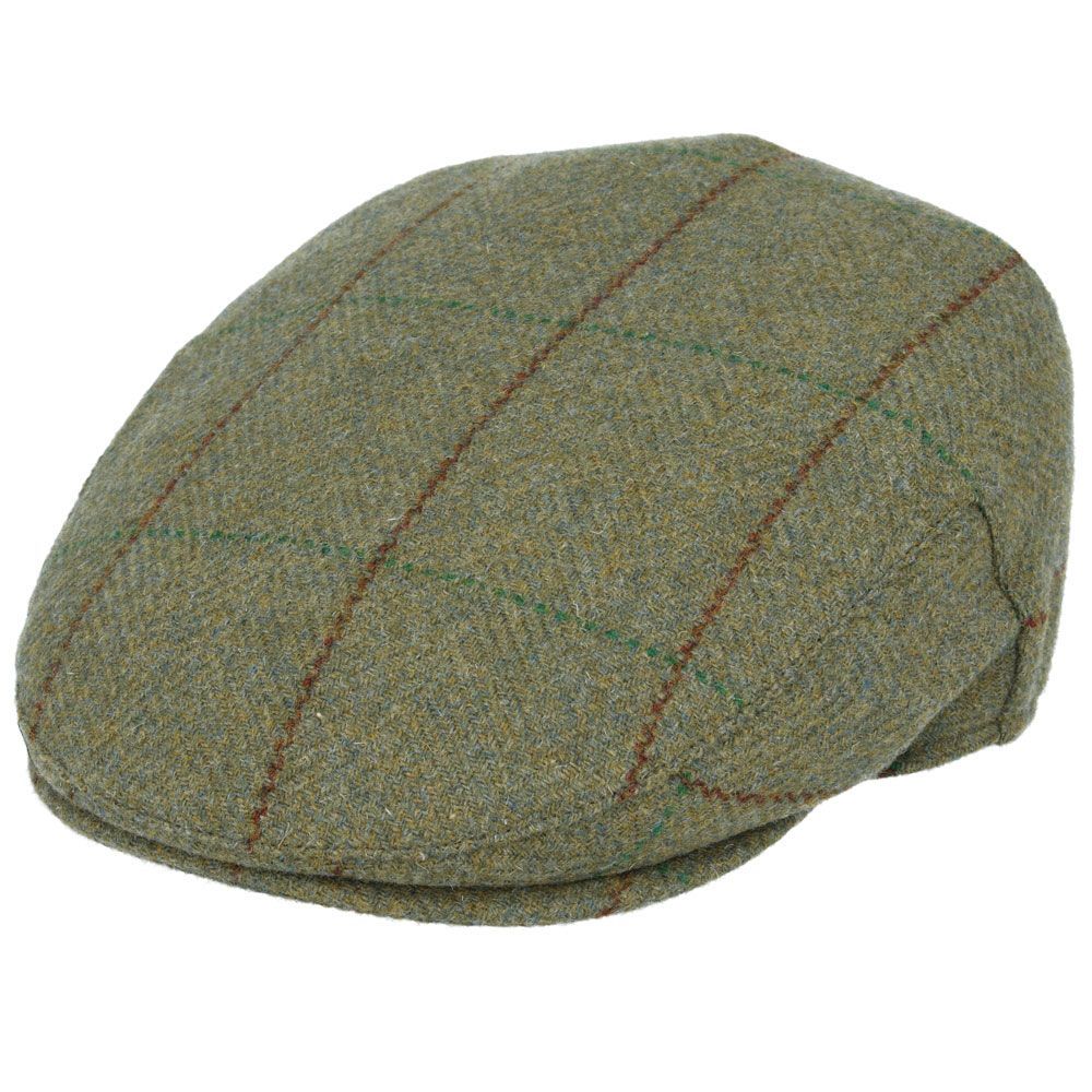 Gladwin Bond Genuine Derby Tweed Flat Cap