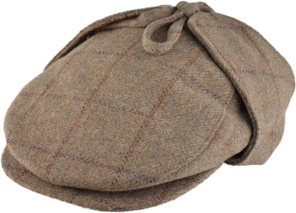 Tweed earflap cap