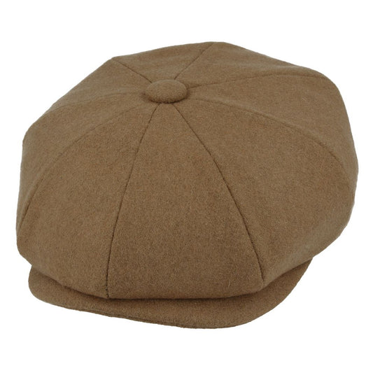 Wool newsboy cap