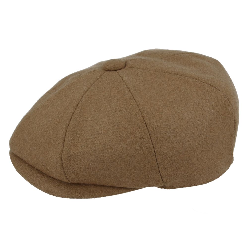 Woolen newsboy hat